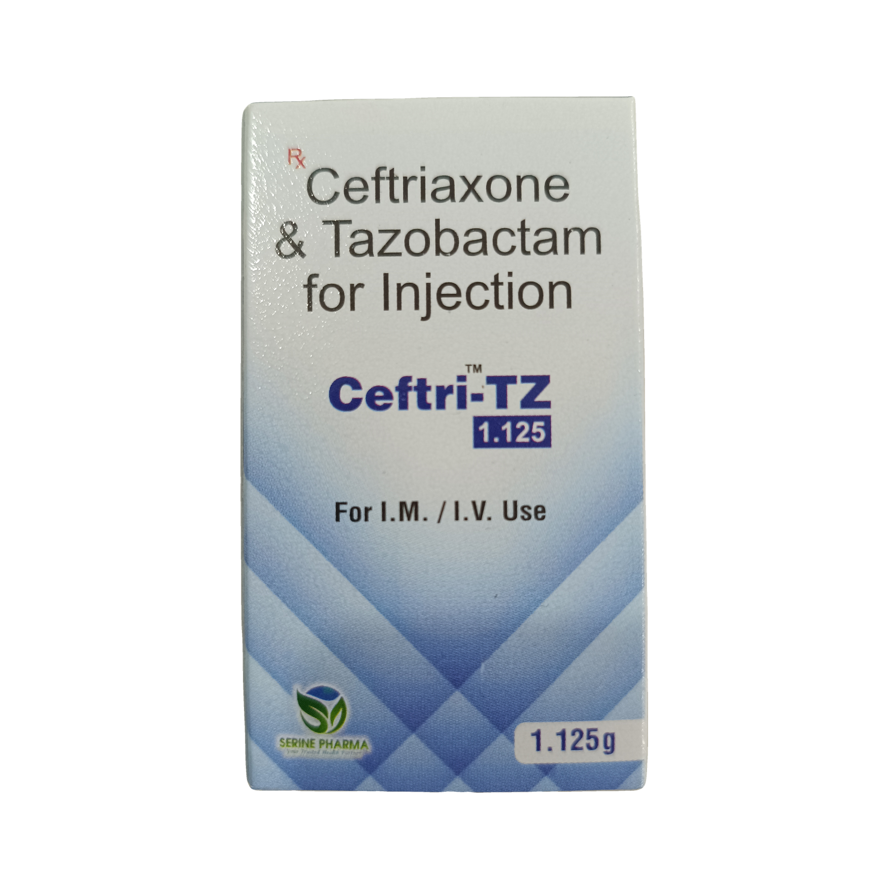 Ceftri-TZ™ 1.125 g — Outer carton — front panel