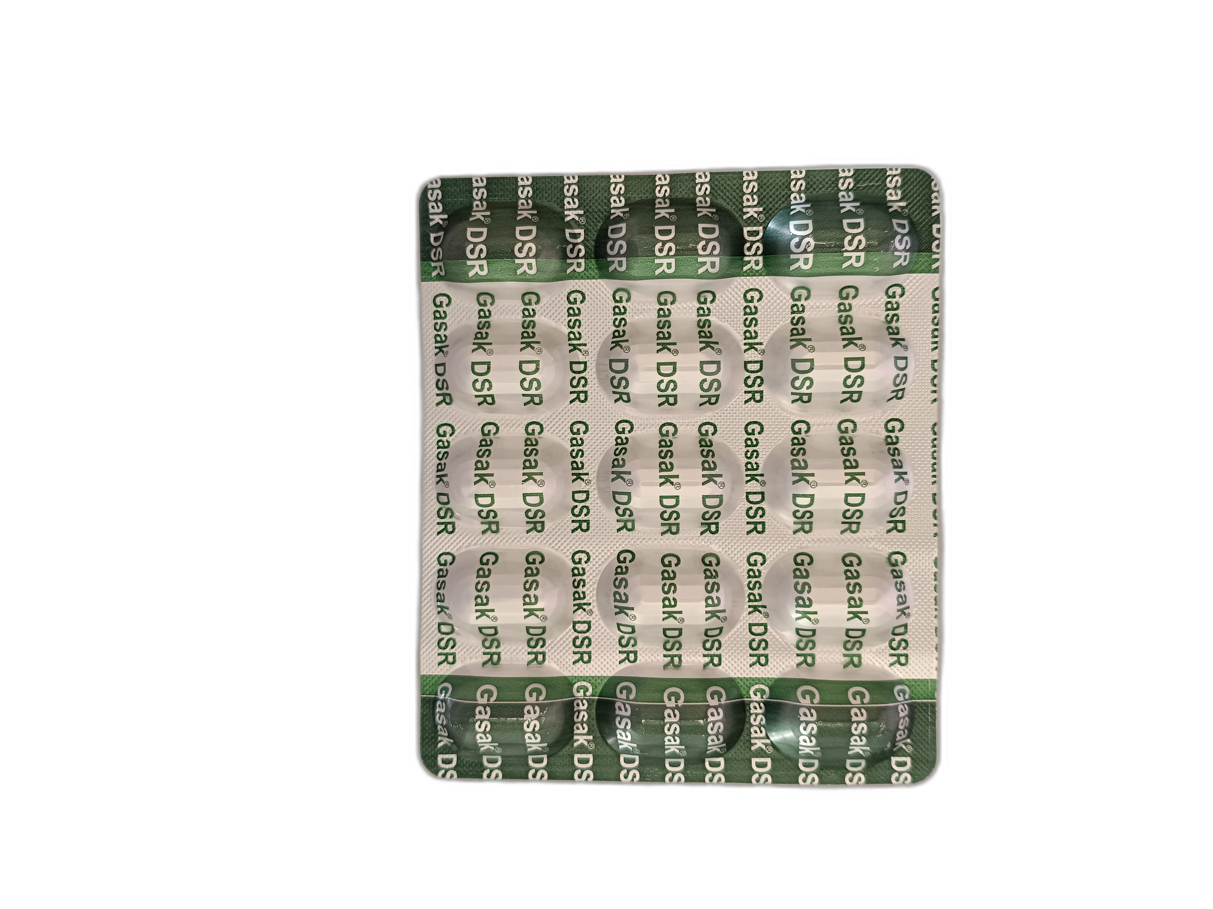 GASAK® DSR — Blister strip and composition panel
